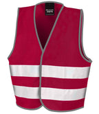 Result Core Kids Enhanced Vis Vest | Burgundy