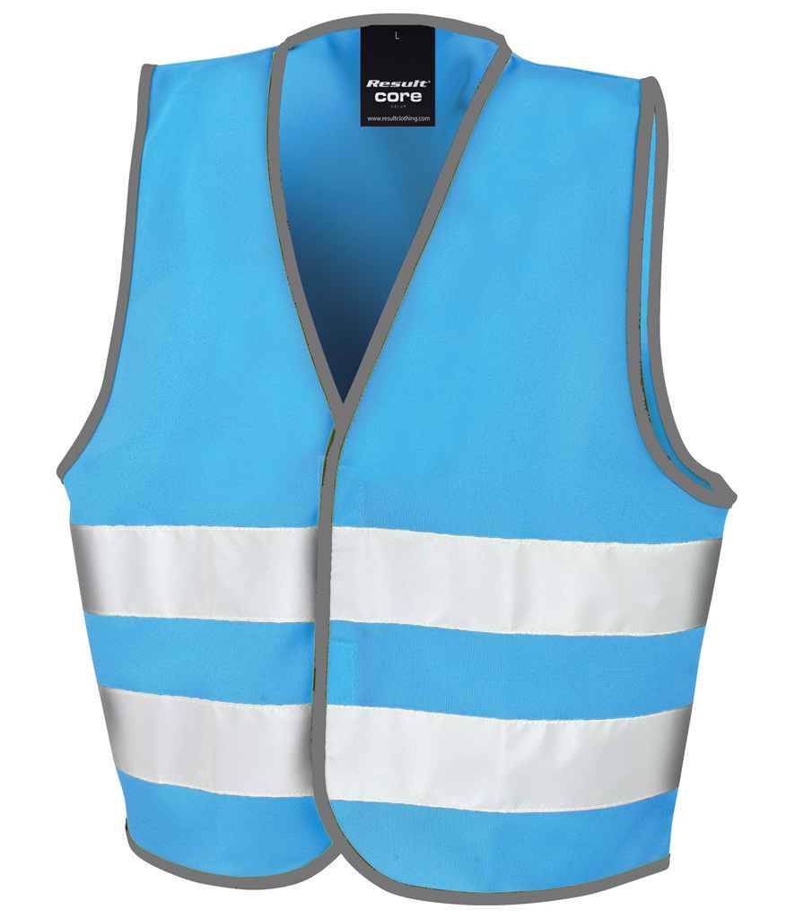 Result Core Kids Enhanced Vis Vest | Sky Blue