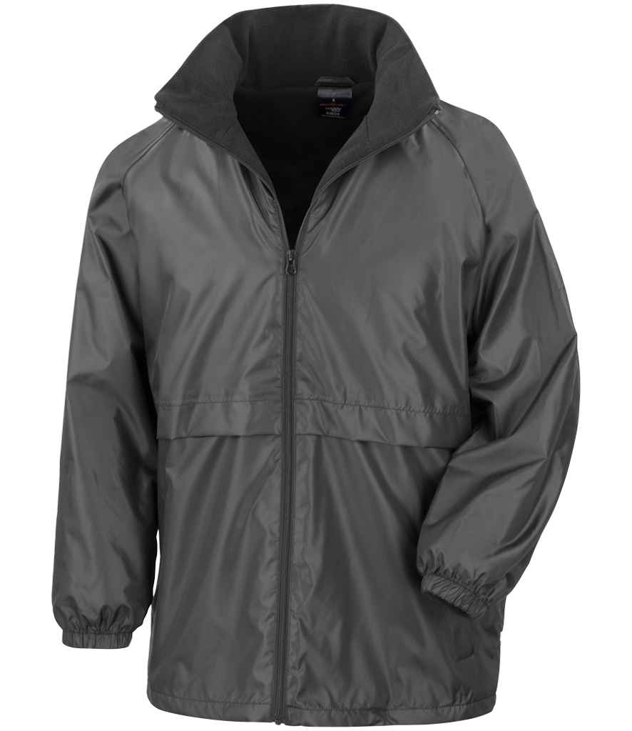 Result Core Micro Fleece Lined Jacket | Black