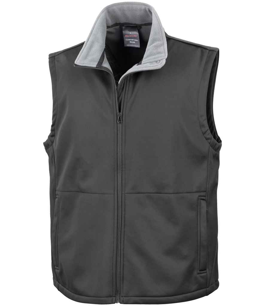 Result Core Soft Shell Bodywarmer | Black