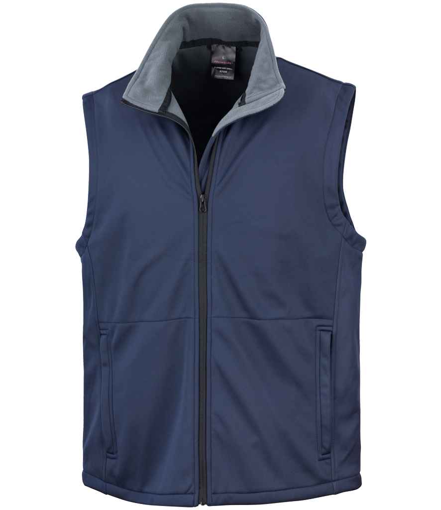 Result Core Soft Shell Bodywarmer | Navy