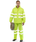 Result Safe-Guard Hi-Vis Waterproof Suit | Yellow