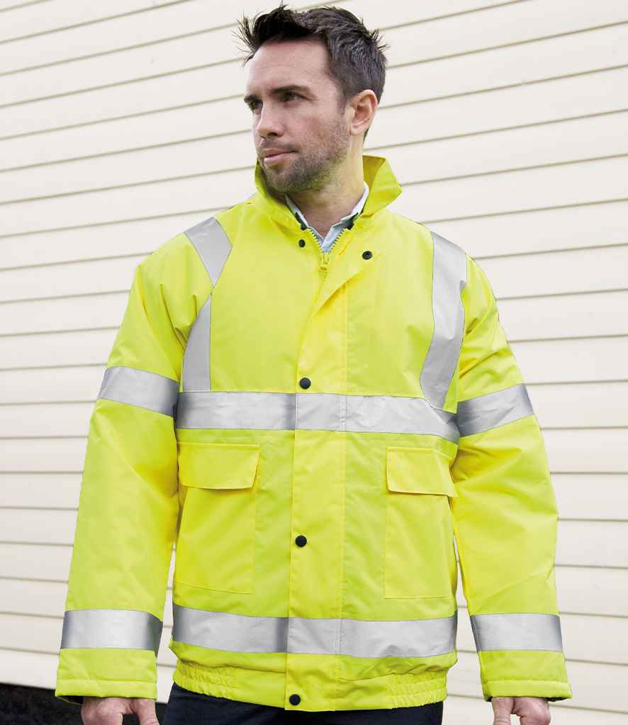 Result Core Hi-Vis Winter Blouson Jacket | Fluorescent Yellow