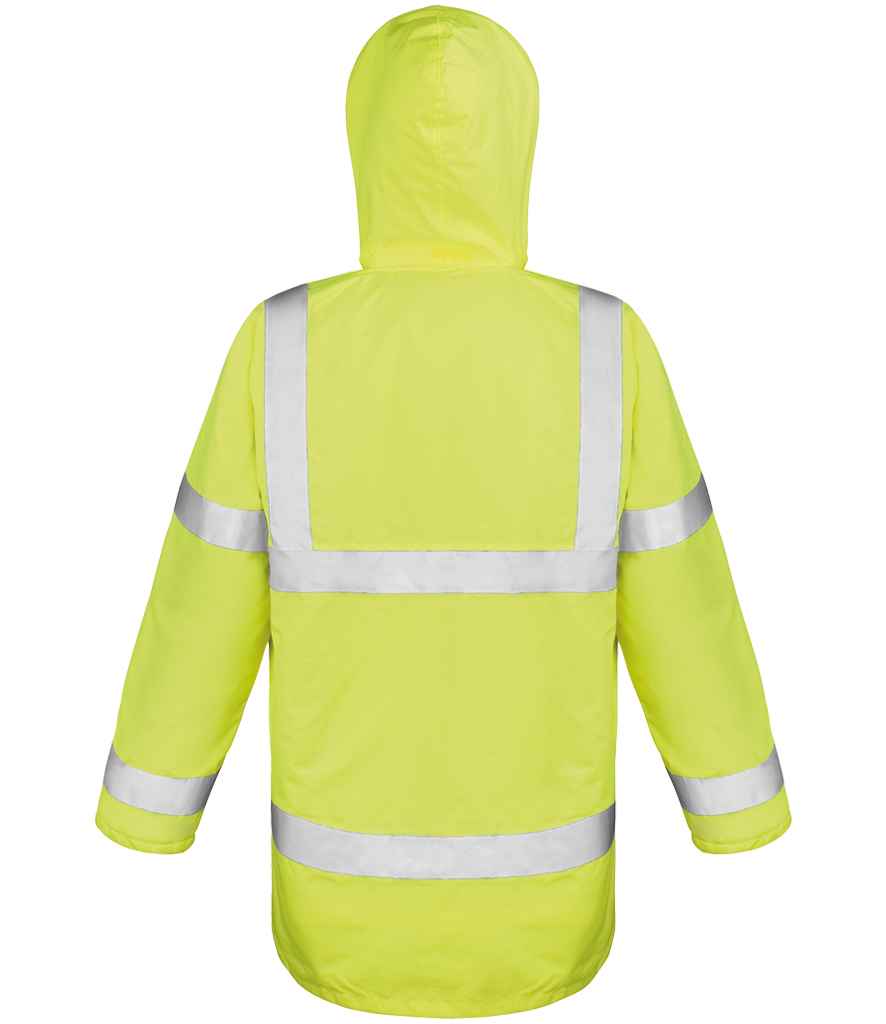 Result Core Hi-Vis Motorway Coat | Fluorescent Yellow
