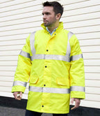 Result Core Hi-Vis Motorway Coat | Fluorescent Yellow