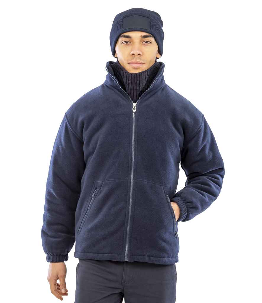 Result Core Polartherm™ Quilted Winter Fleece Jacket | Navy