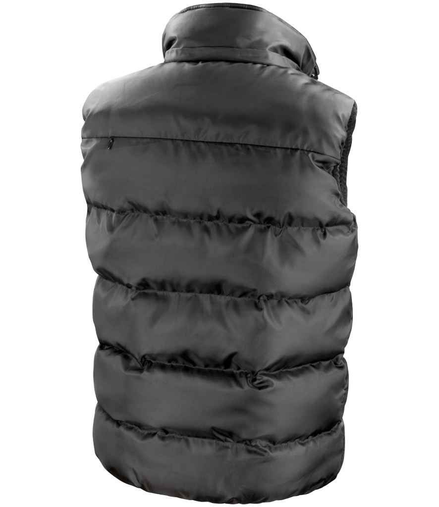Result Core Nova Lux Padded Bodywarmer | Black