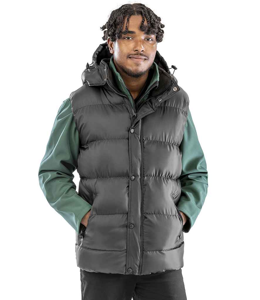 Result Core Nova Lux Padded Bodywarmer | Black