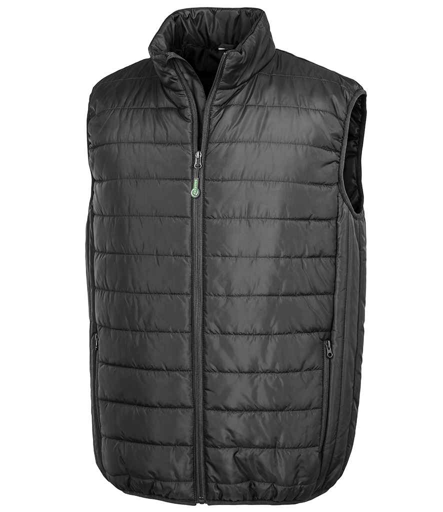 Result Genuine Recycled Promo Padded Bodywarmer | Black