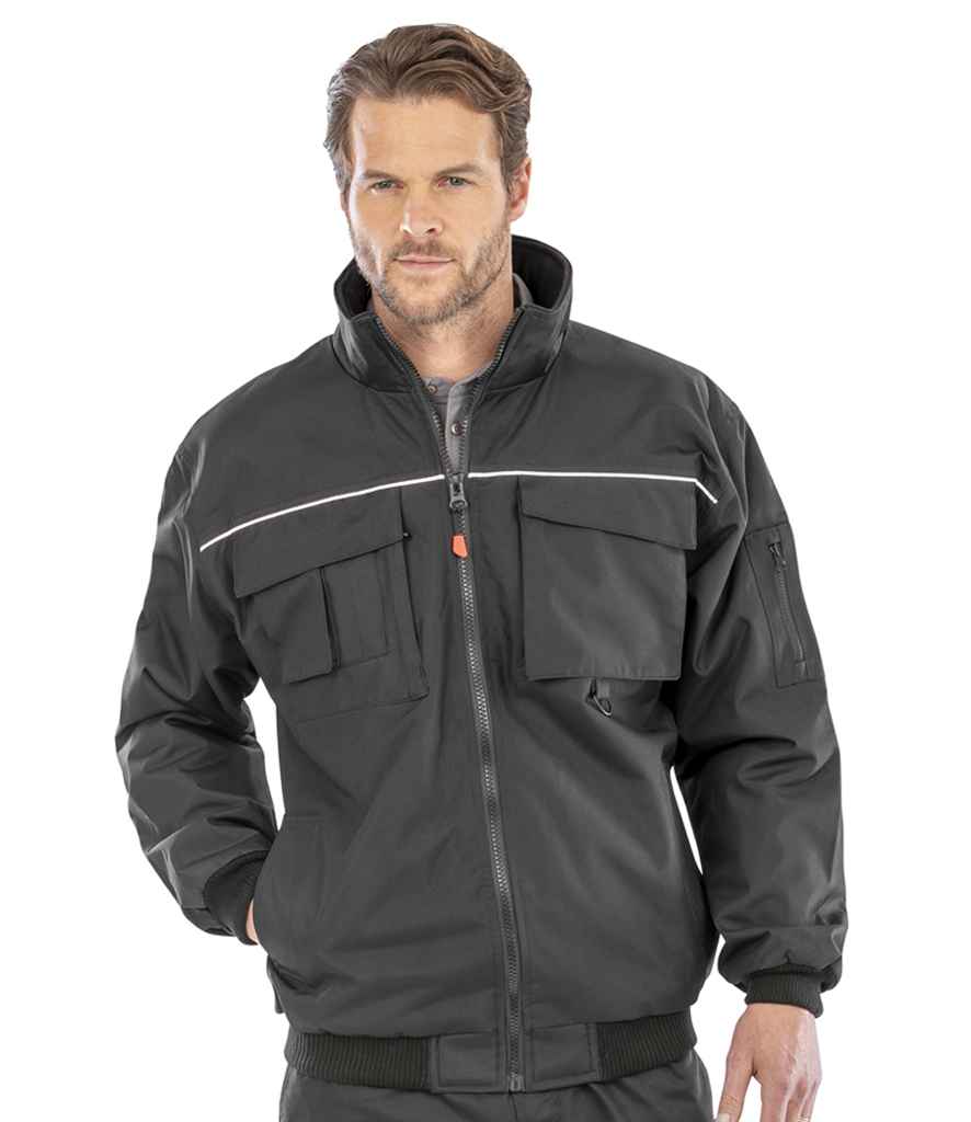 Result Work-Guard Sabre Pilot Jacket | Black