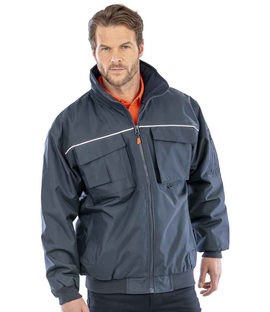 Result Work-Guard Sabre Pilot Jacket | Navy
