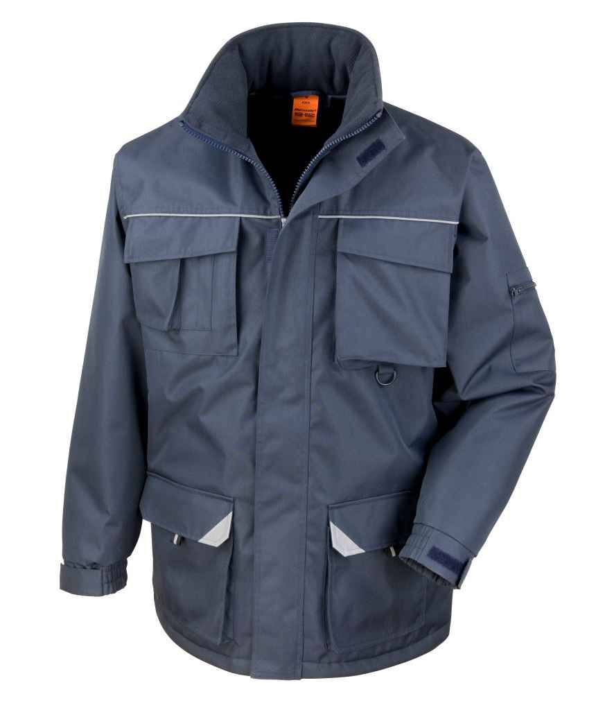 Result Work-Guard Sabre Long Coat | Navy