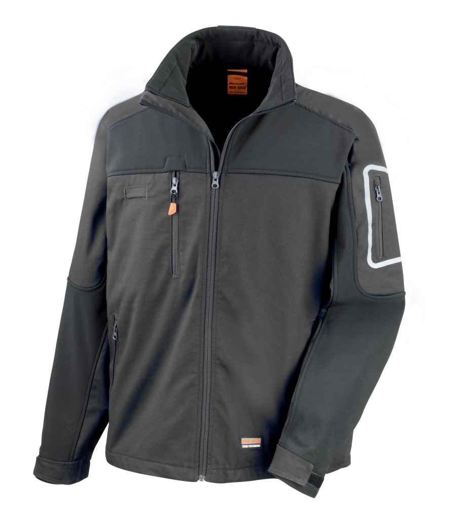 Result Work-Guard Sabre Soft Shell Jacket | Black