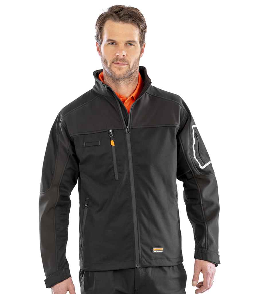 Result Work-Guard Sabre Soft Shell Jacket | Black