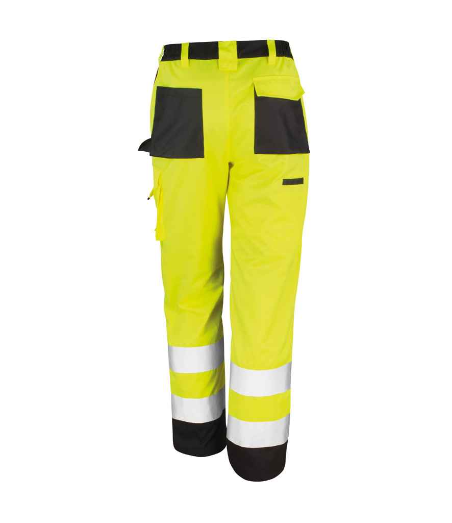 Result Safe-Guard Hi-Vis Cargo Trousers | Fluorescent Yellow
