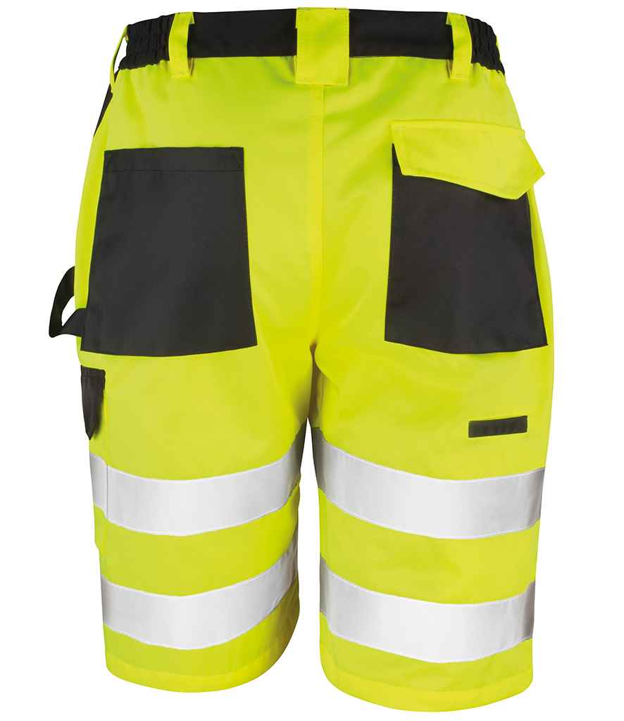Result Safe-Guard Hi-Vis Cargo Shorts | Fluorescent Yellow