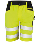 Result Safe-Guard Hi-Vis Cargo Shorts | Fluorescent Yellow