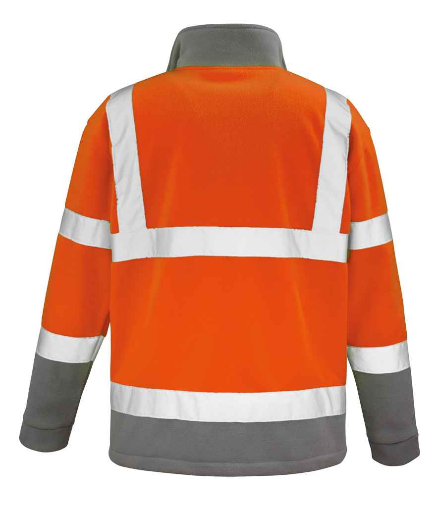 Result Safe-Guard Hi-Vis Micro Fleece Jacket | Fluorescent Orange