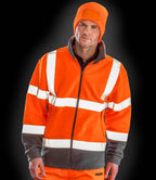 Result Safe-Guard Hi-Vis Micro Fleece Jacket | Fluorescent Orange