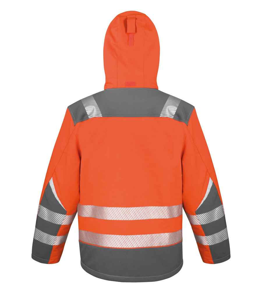 Result Safe-Guard Dynamic Soft Shell Jacket | Fluorescent Orange