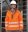 Result Safe-Guard Dynamic Soft Shell Jacket | Fluorescent Orange