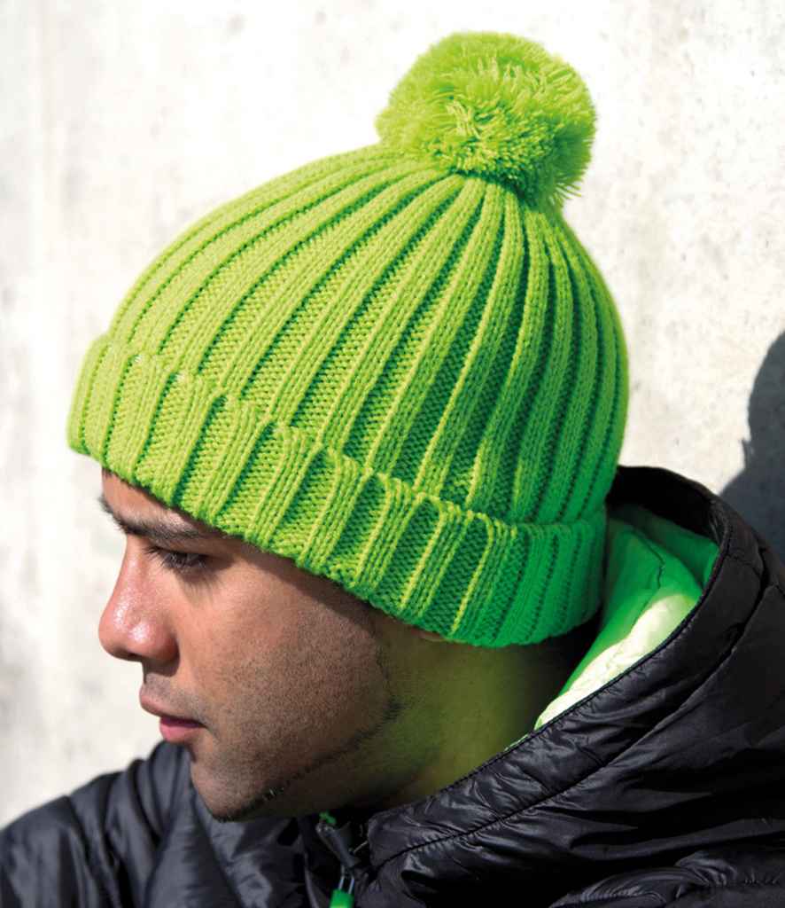 Result HDi Quest Knitted Hat | Lime Green