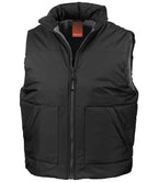 Result Fleece Lined Bodywarmer | Black
