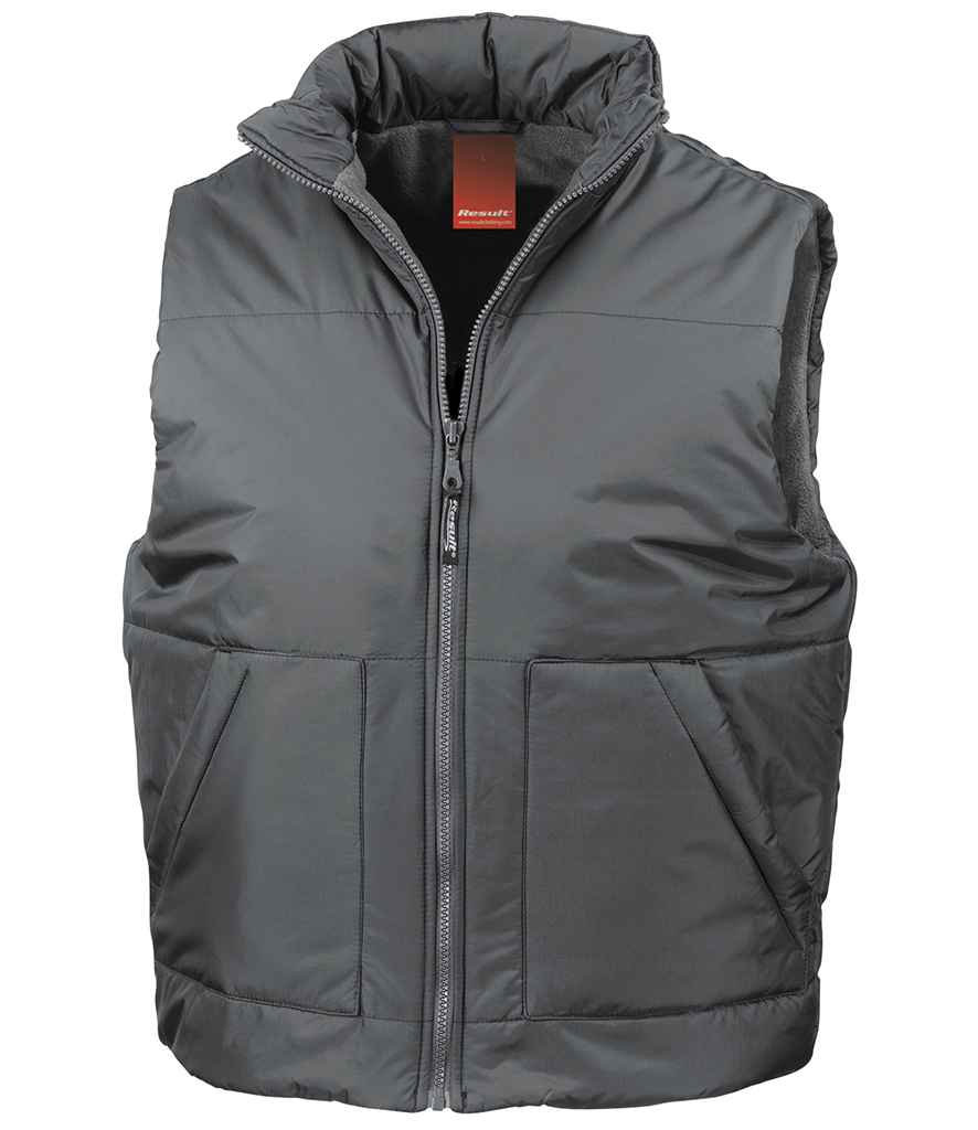 Result Fleece Lined Bodywarmer | Dark Grey