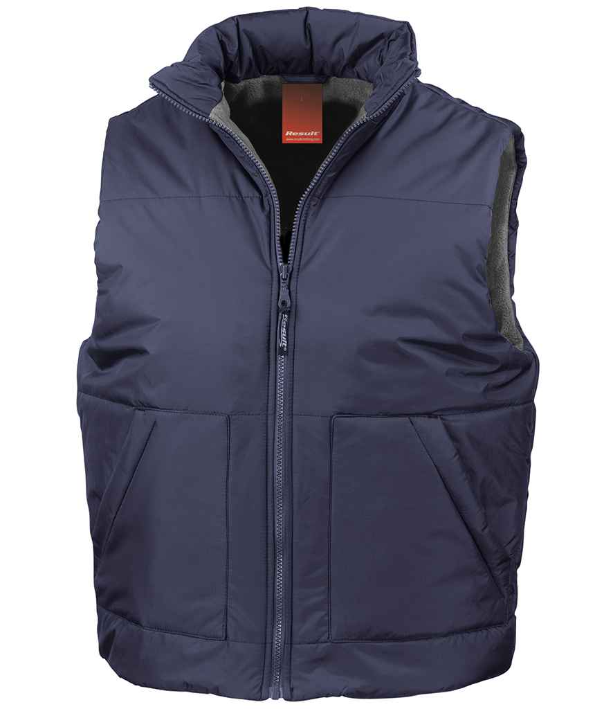 Result Fleece Lined Bodywarmer | Navy