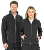 Result Work-Guard Treble Stitch Soft Shell Jacket | Black