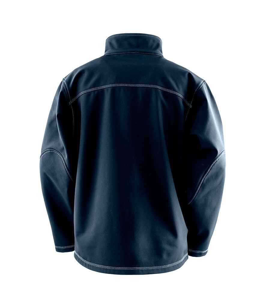 Result Work-Guard Treble Stitch Soft Shell Jacket | Navy