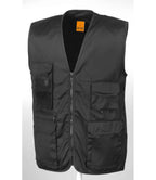 Result Work-Guard Safari Waistcoat | Black