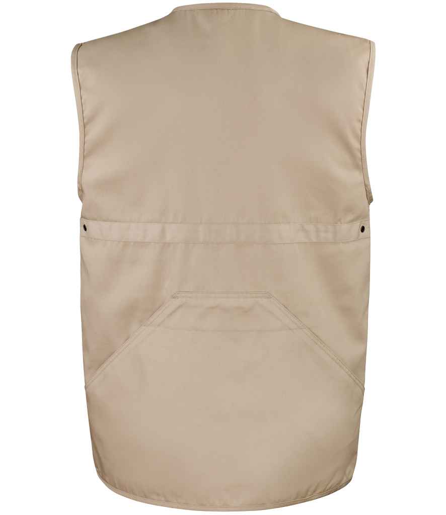 Result Work-Guard Safari Waistcoat | Camel