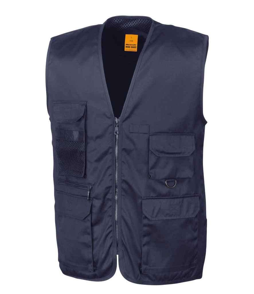 Result Work-Guard Safari Waistcoat | Midnight Navy