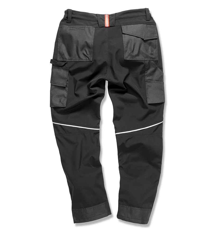Result Work-Guard Slim Fit Soft Shell Trousers | Black