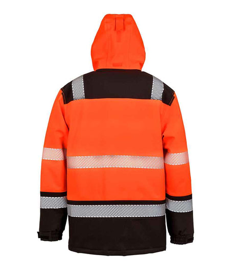 RS475 Fluorescent Orange/Black Back