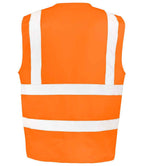 Result Safe-Guard Heavy Duty Poly/Cotton Security Vest | Fluorescent Orange