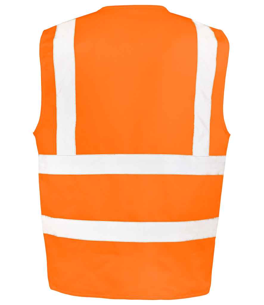 Result Safe-Guard Heavy Duty Poly/Cotton Security Vest | Fluorescent Orange
