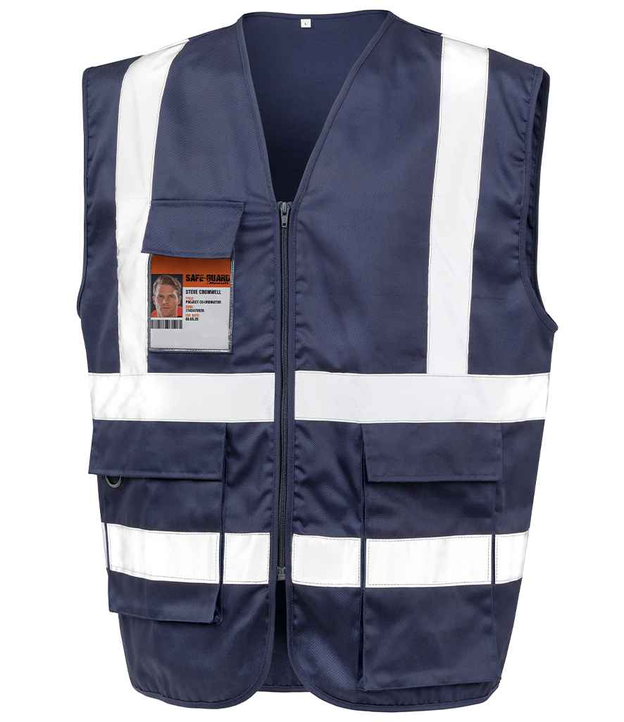 Result Safe-Guard Heavy Duty Poly/Cotton Security Vest | Navy