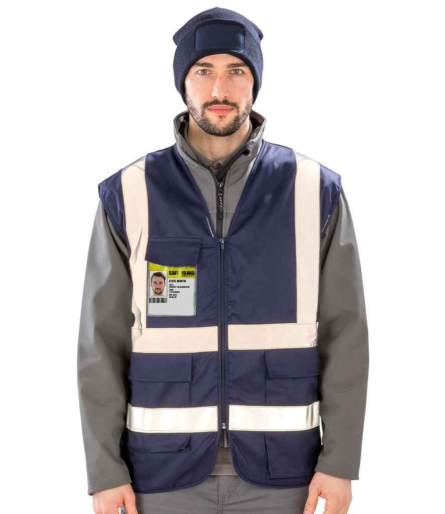 Result Safe-Guard Heavy Duty Poly/Cotton Security Vest | Navy