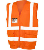 Result Safe-Guard Executive Cool Mesh Safety Vest | Fluorescent Orange