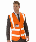 Result Safe-Guard Executive Cool Mesh Safety Vest | Fluorescent Orange