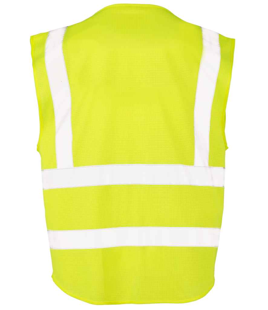 Result Safe-Guard Executive Cool Mesh Safety Vest | Fluorescent Yellow