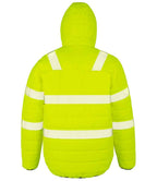 Result Genuine Recycled Ripstop Padded Safety Jacket | Fluorescent Yellow