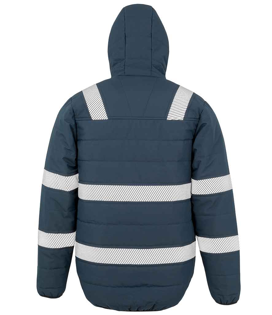 Result Genuine Recycled Ripstop Padded Safety Jacket | Navy