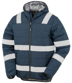 Result Genuine Recycled Ripstop Padded Safety Jacket | Navy