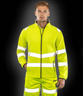 Result Genuine Recycled Printable Safety Soft Shell Jacket | Fluorescent Orange