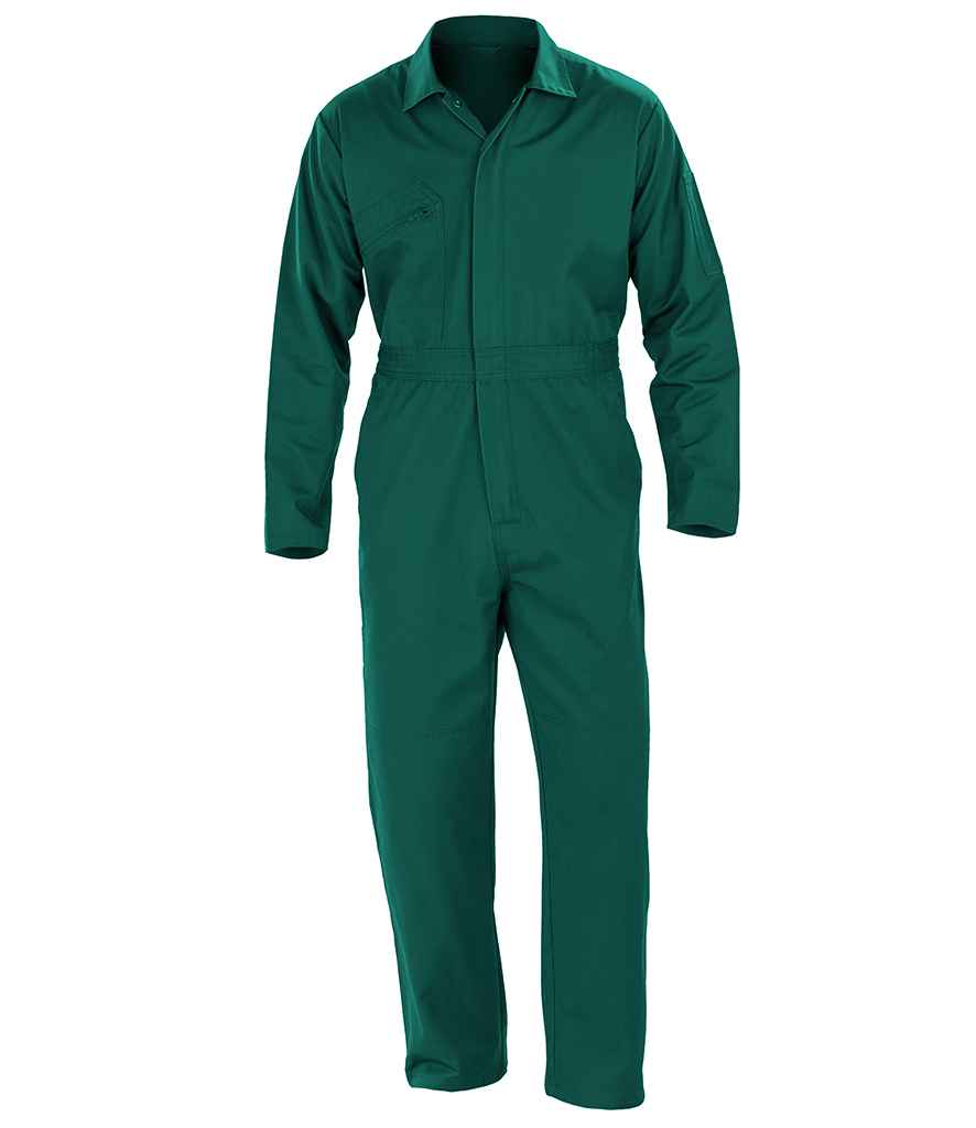 Result Genuine Recycled Action Overalls | Bottle Green