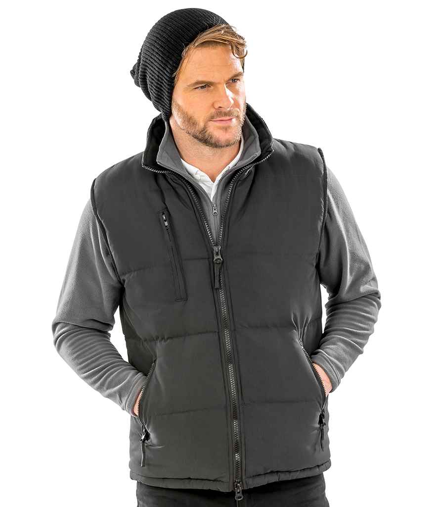 Result Ultra Padded Bodywarmer | Black