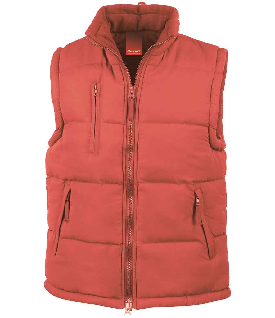 Result Ultra Padded Bodywarmer | Red
